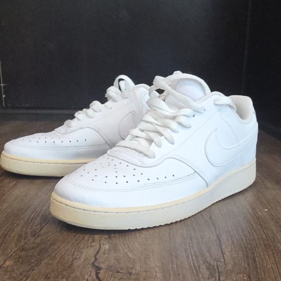 Nike Other - Nike Court Vision Low Triple White